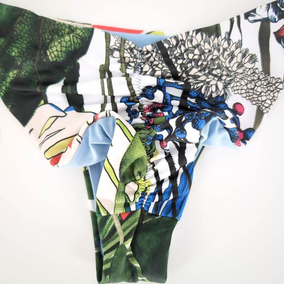 Swiminista x Christian Lacroix Bikini Bottom Jardin Exo'Chic Print NWT - Size XS - Picture 9 of 15